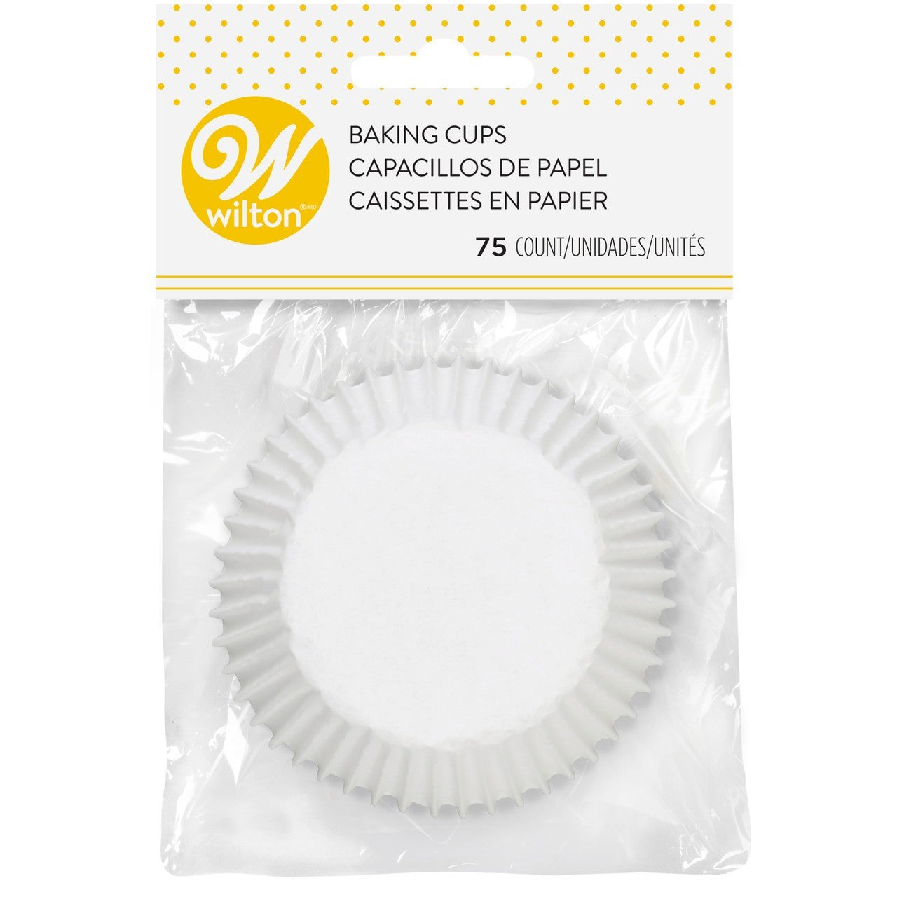Wilton Baking Cups 75 Count - Plain White