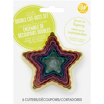 Wilton Double-Sided Star Cookie Cutter Set Of 6