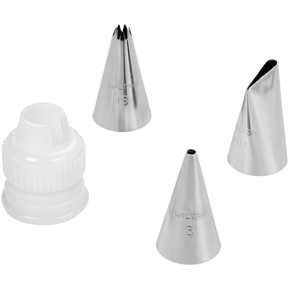 Wilton Basic Decorating Tip 4-Piece Set