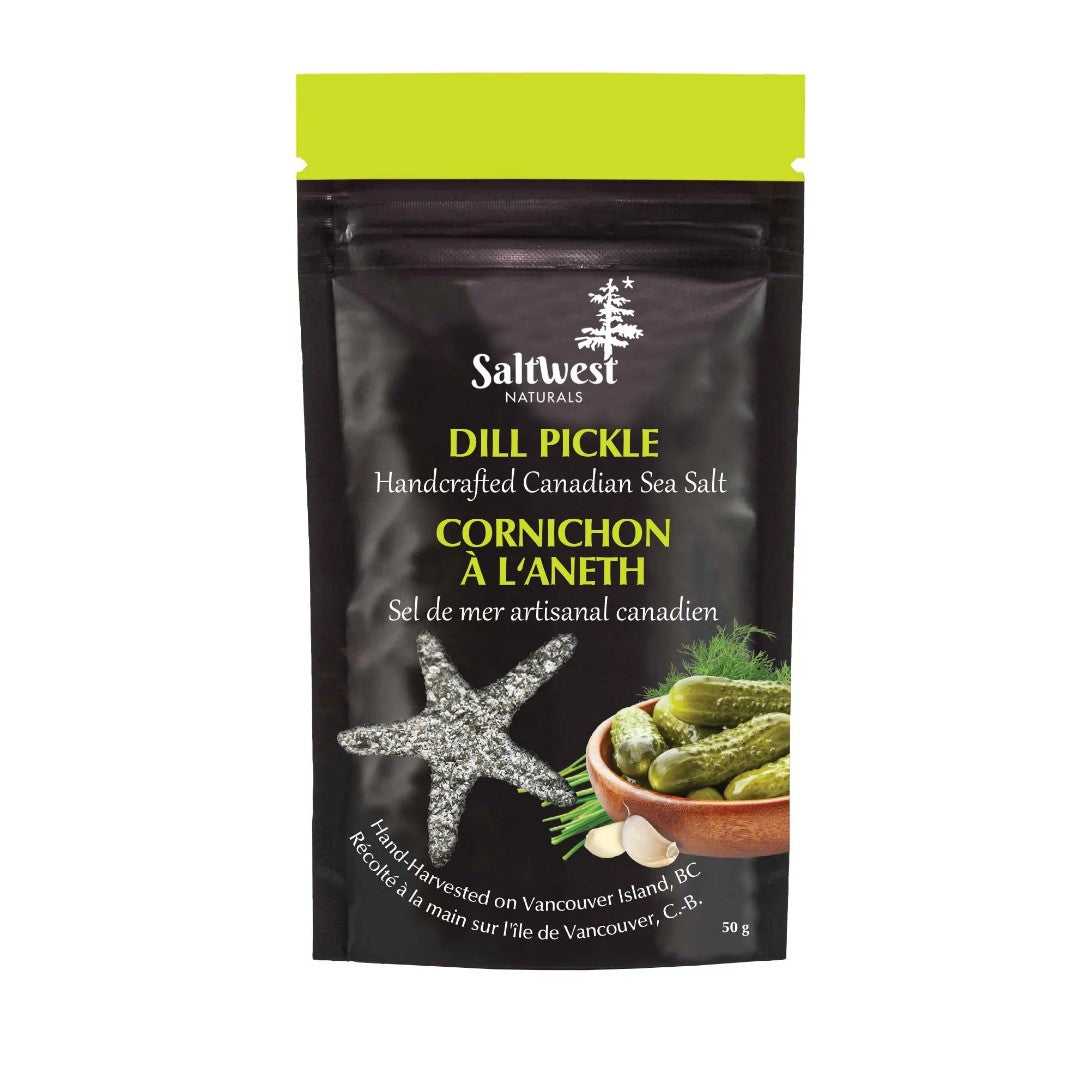 SaltWest Naturals Organic Dill Pickle Sea Salt 50g