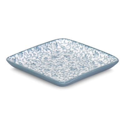 Brilliant Denim Daisy Appetizer Plate 4.75"