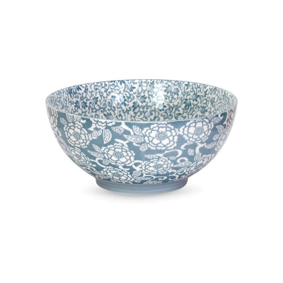 Brilliant Denim Daisy Bowl