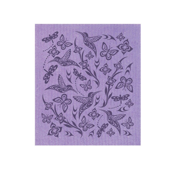 Native Northwest Eco Cloth Purple Hummingbird - iQ living