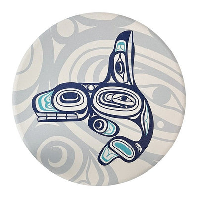 Native Northwest Ceramic Trivet Whale