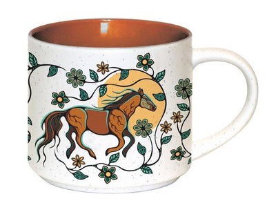 Native Northwest 16oz Ceramic Mug Horse
