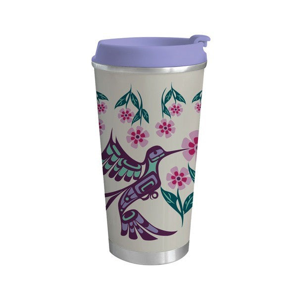 Native Northwest Travel Mug 18oz - Hummingbird