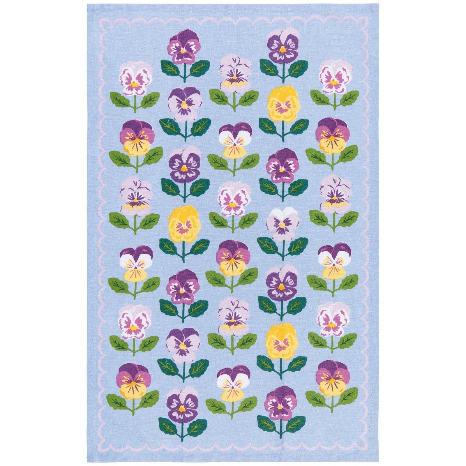 Danica Tea Towel Pansy