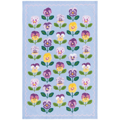 Danica Tea Towel Pansy