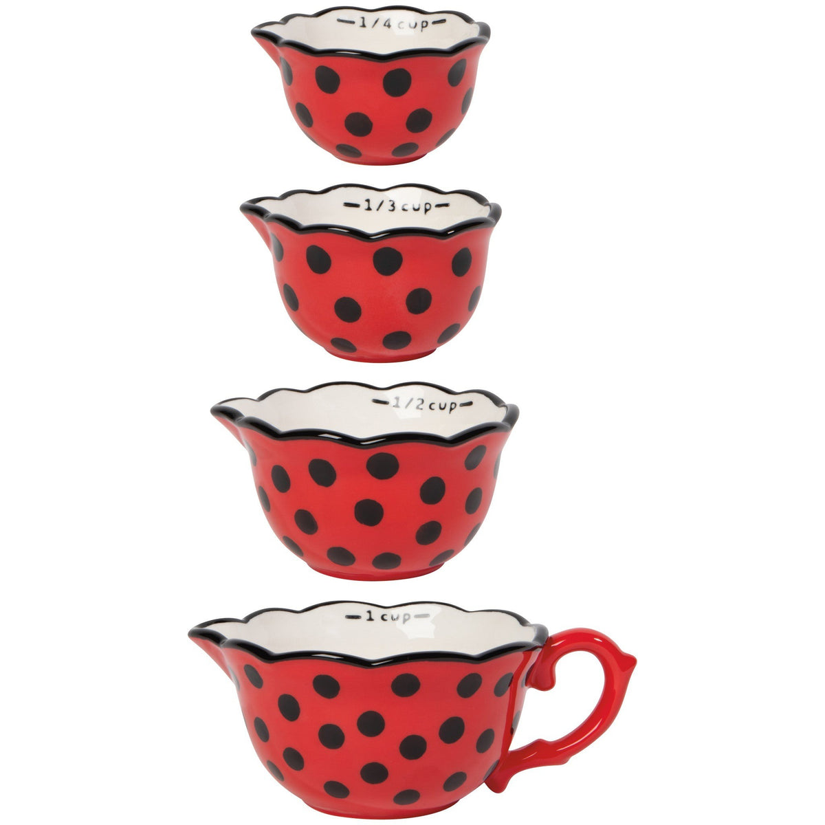 Danica Ladybugs Measuring Cup Set Of 4