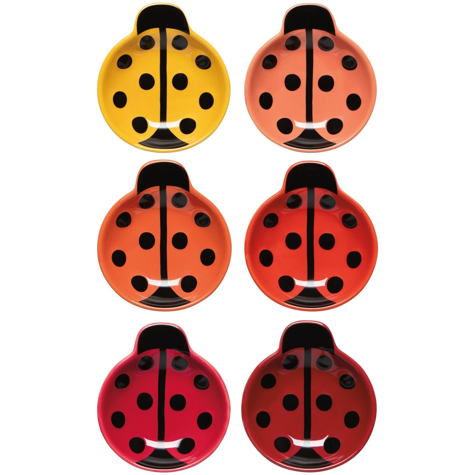 Danica Ladybugs Pinch & Dip Bowl Set Of 6