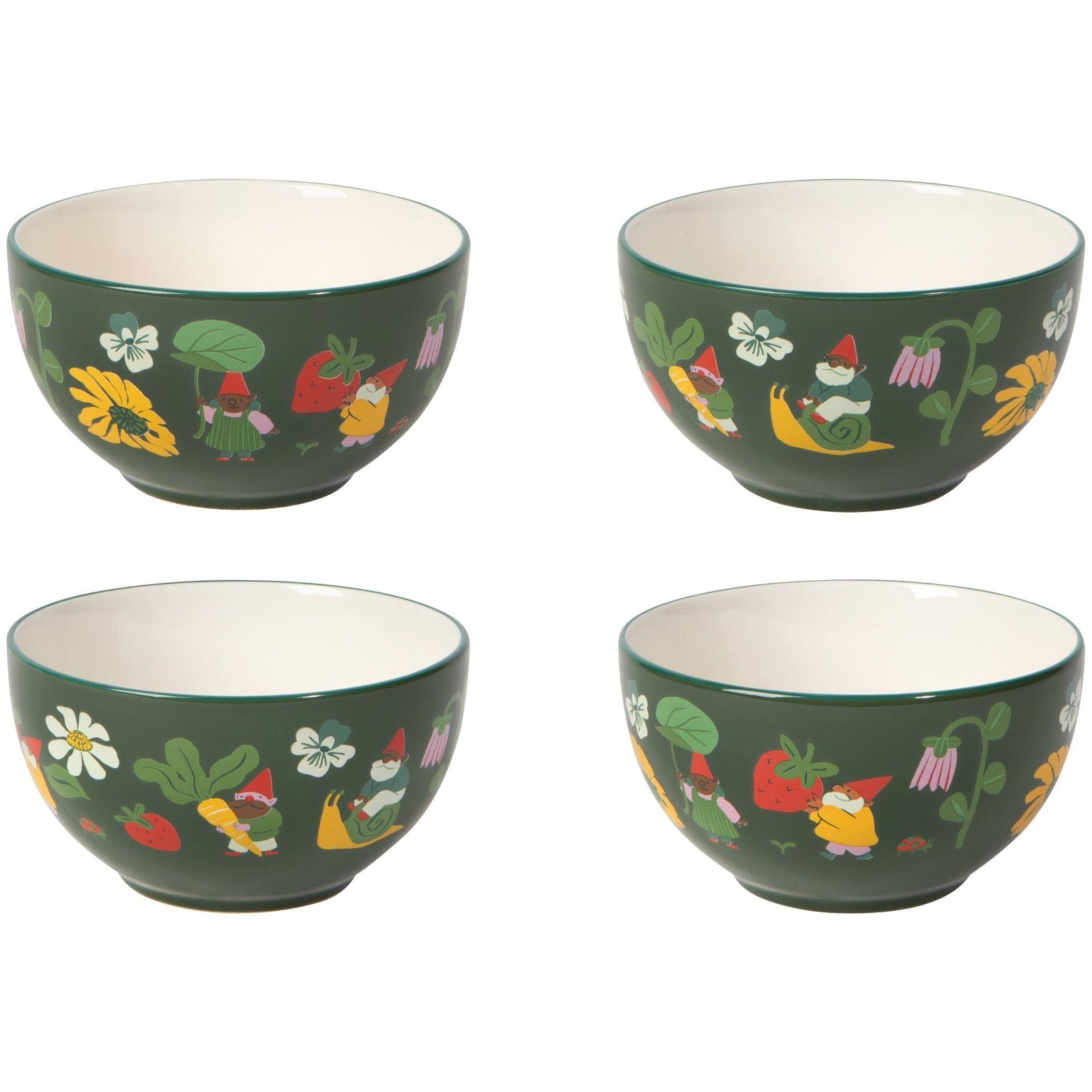 Danica Pinch & Dip Bowls Set Of 4 Gnome Grown