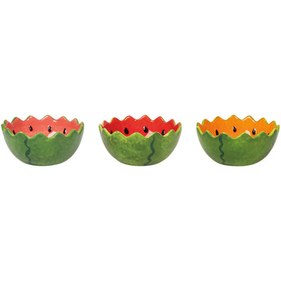 Danica Melon Pop Dip Bowls 3.75" Set Of 3