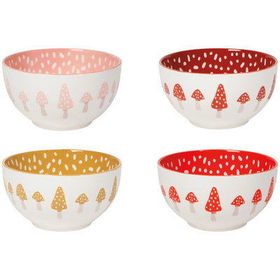 Danica Pinch & Dip Bowls Set Of 4 Toadstool