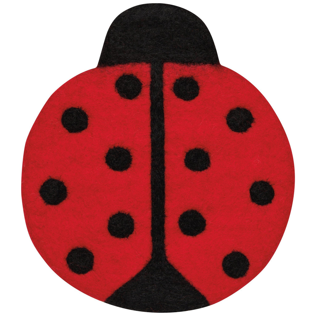 Danica Wool Trivet Ladybugs