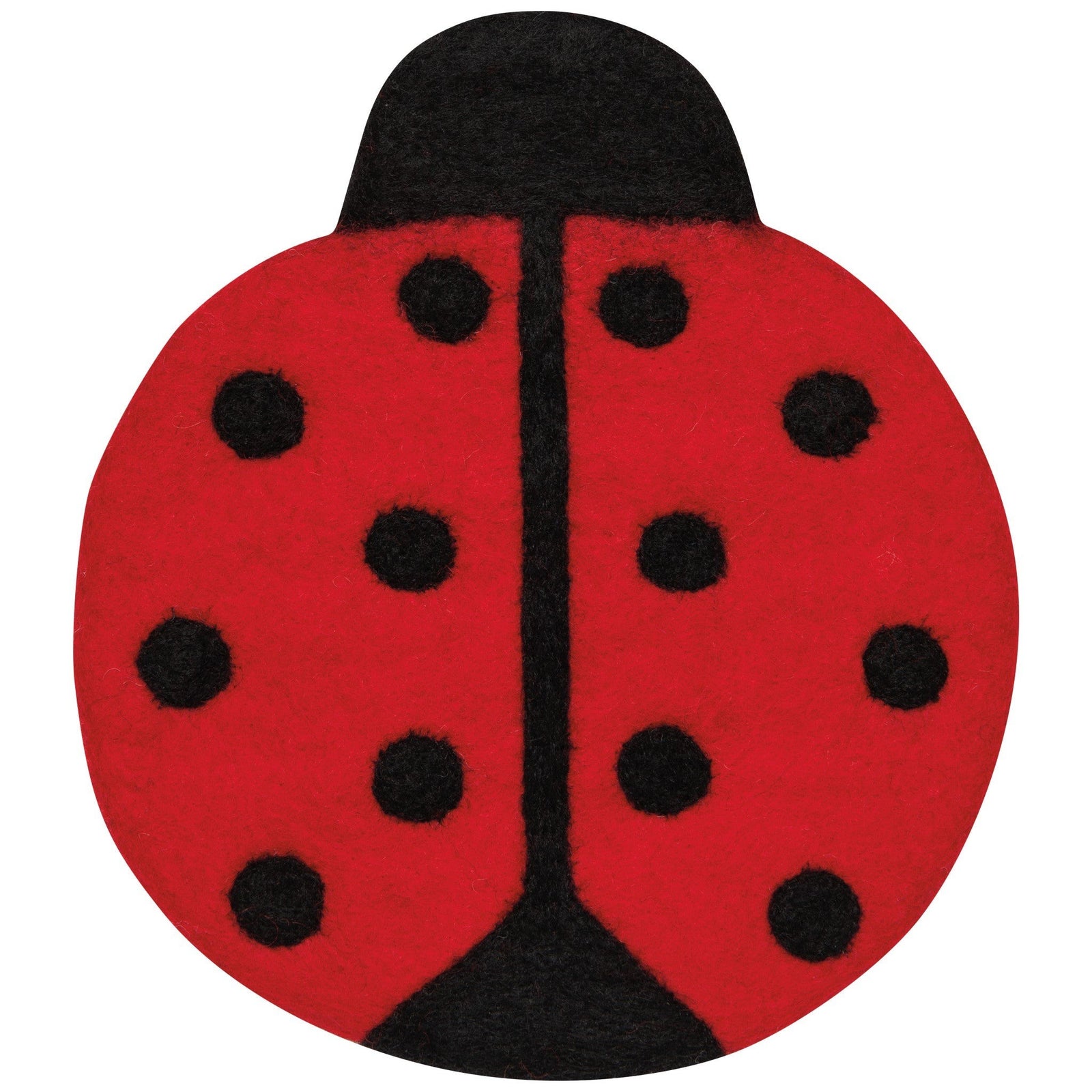 Danica Wool Trivet Ladybugs
