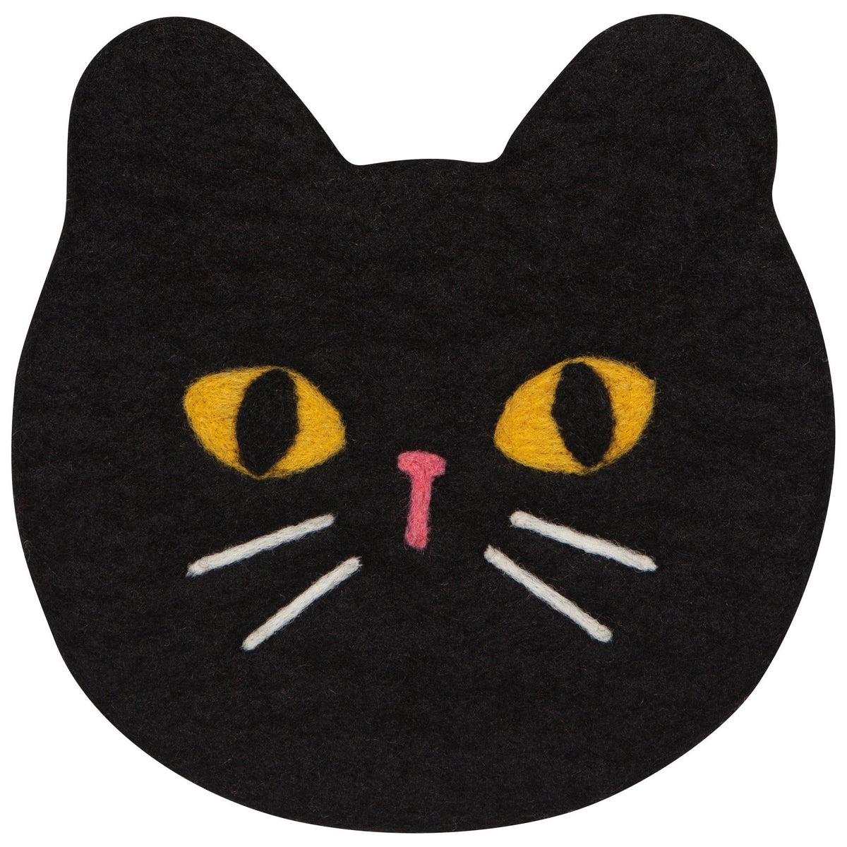 Danica Wool Trivet Black Cat