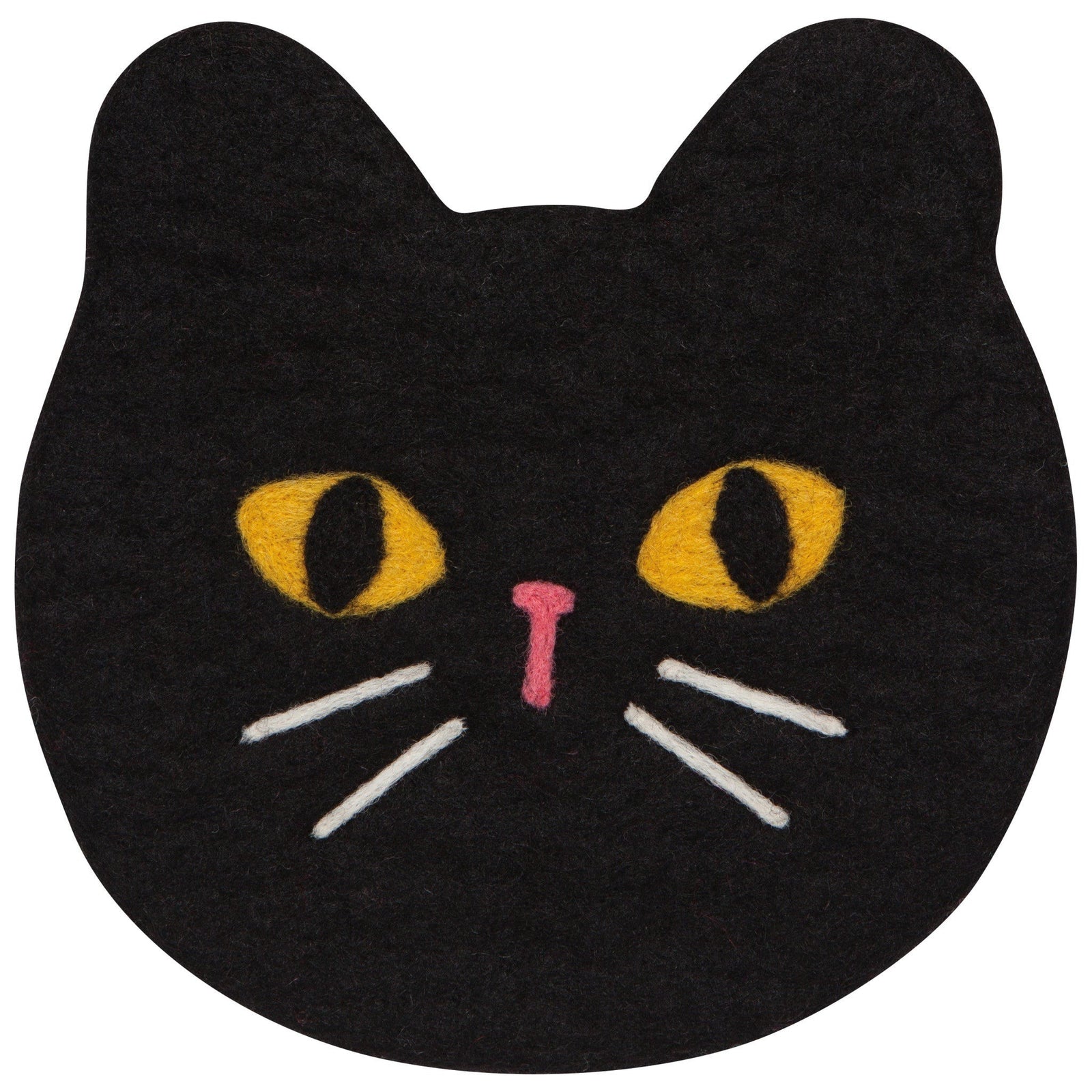 Danica Wool Trivet Black Cat