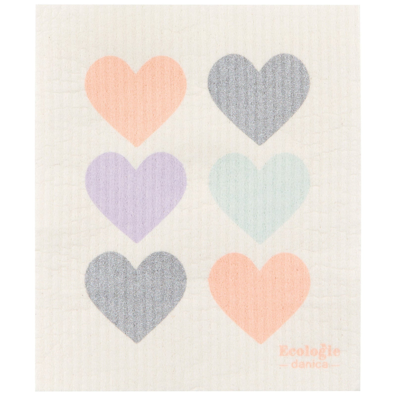 Now Designs Swedish Dish Pastel Hearts