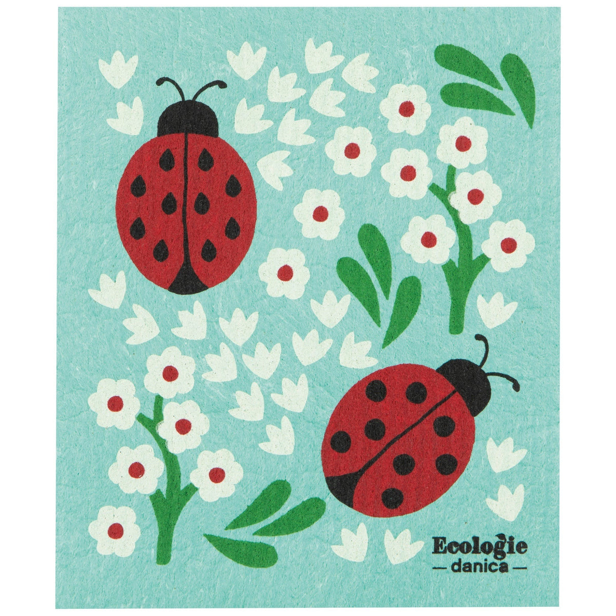Now Designs Swedish Dish Cloth Ladybugs