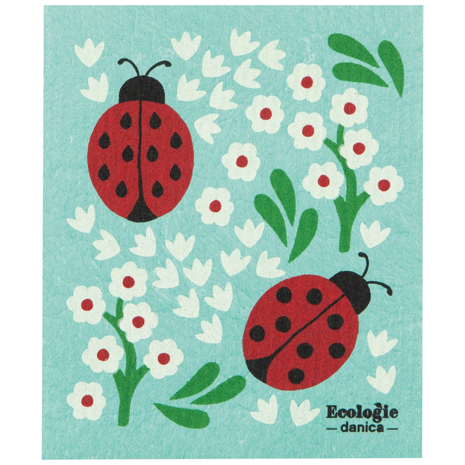 Now Designs Swedish Dish Cloth Ladybugs