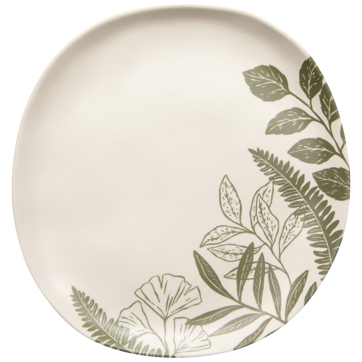 Now Designs Fern &amp; Frond Melamine Dinner Plate 11"