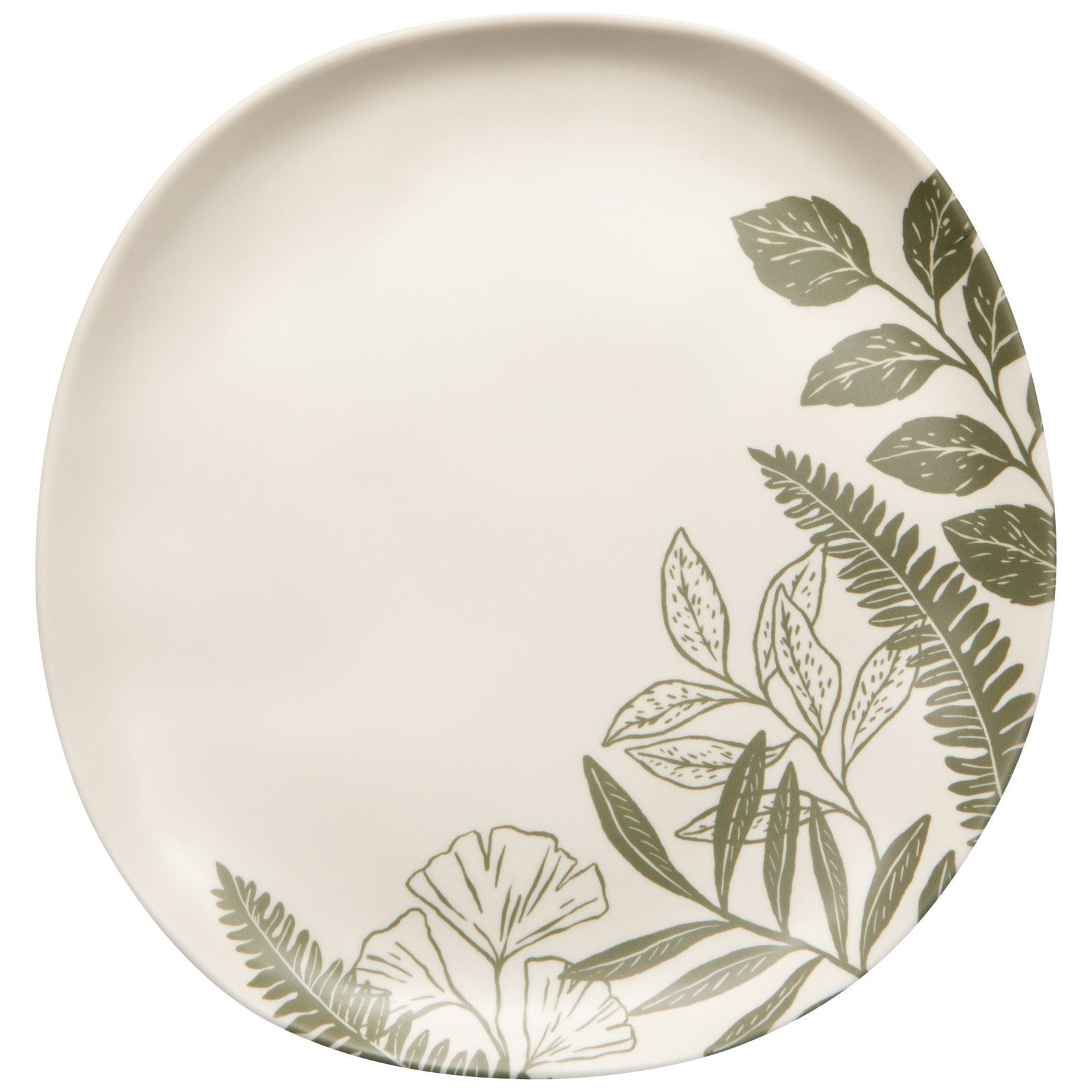Now Designs Fern & Frond Melamine Dinner Plate 11"