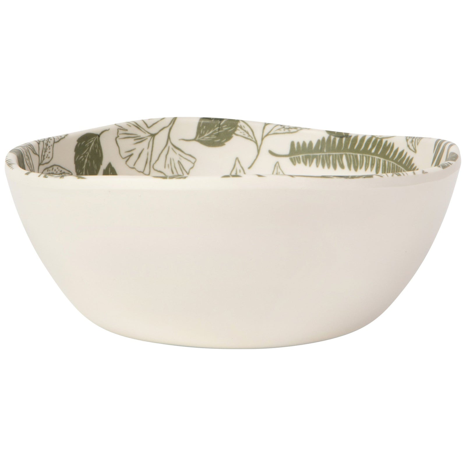 Now Designs Fern & Frond Melamine Cereal Bowl 6.5"
