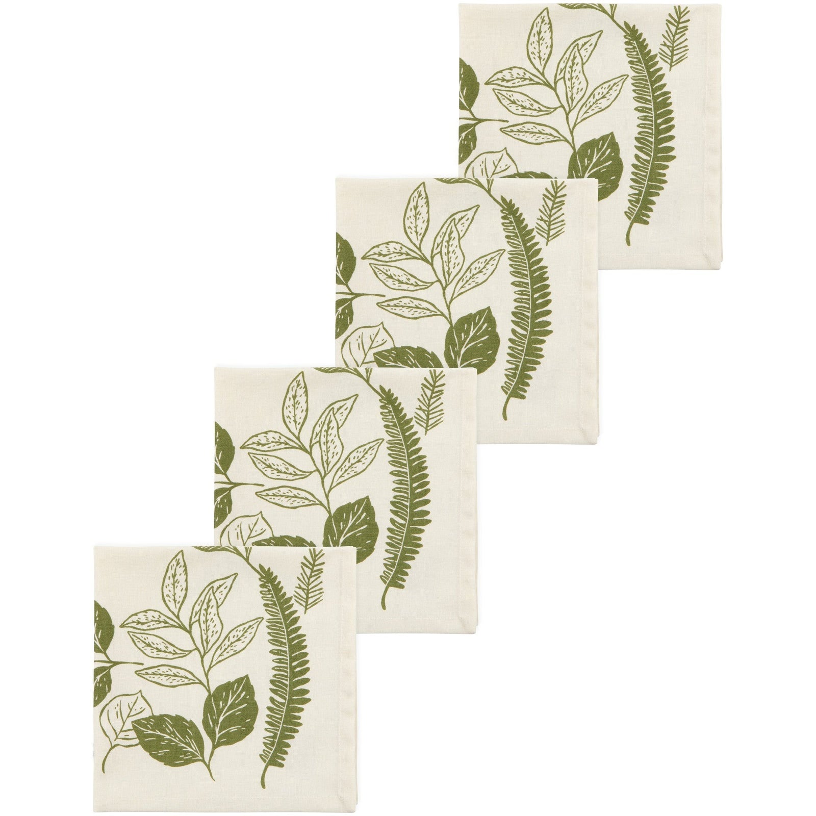Now Designs Fern & Frond Napkin Set Of 4