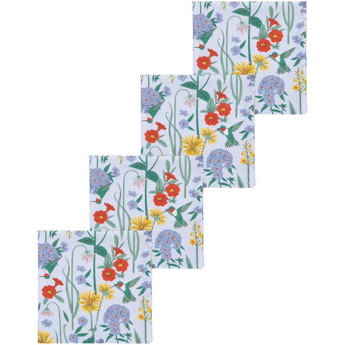 Now Designs Hummingbird Napkin Set Of 4