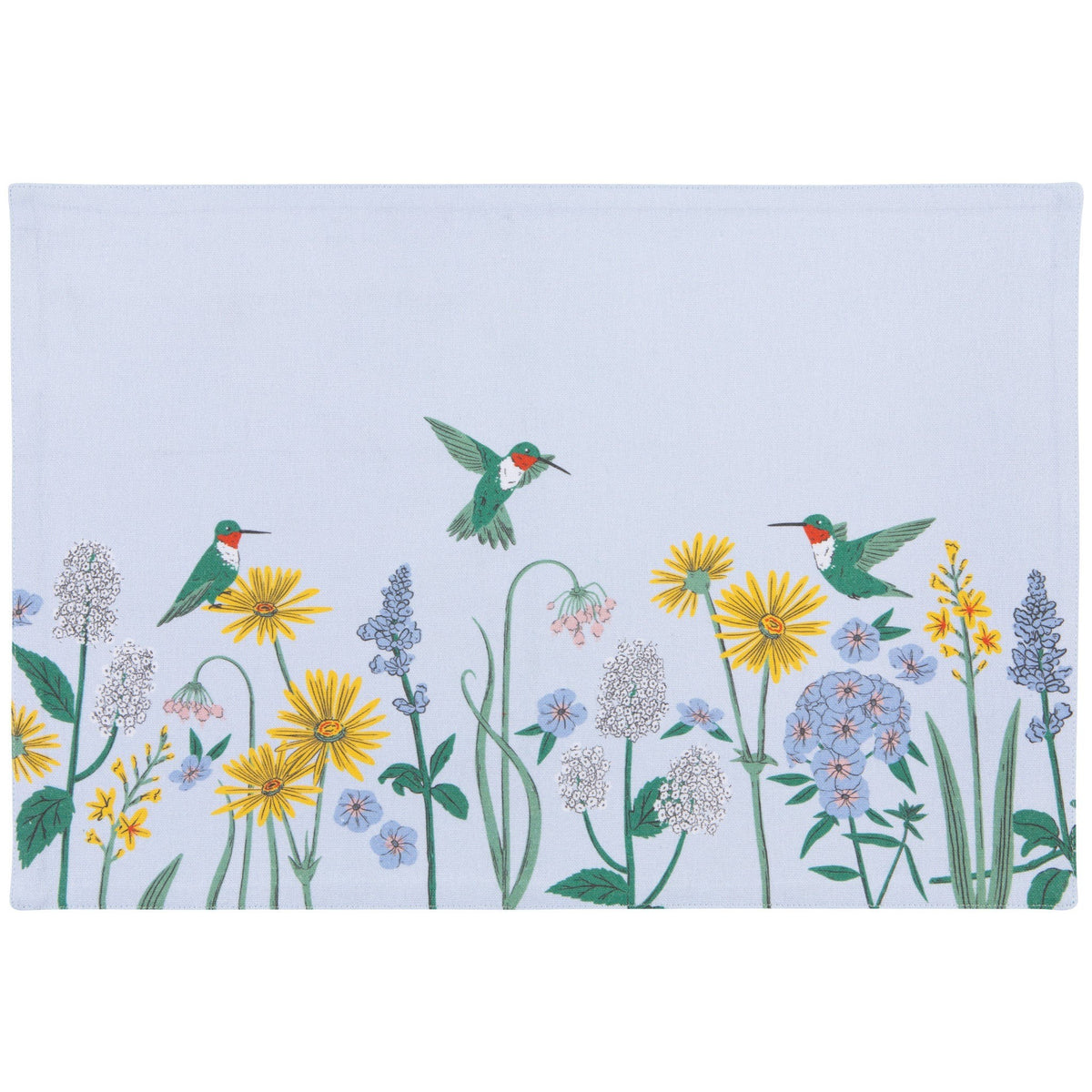 Now Designs Placemat Hummingbird 12" x 18"