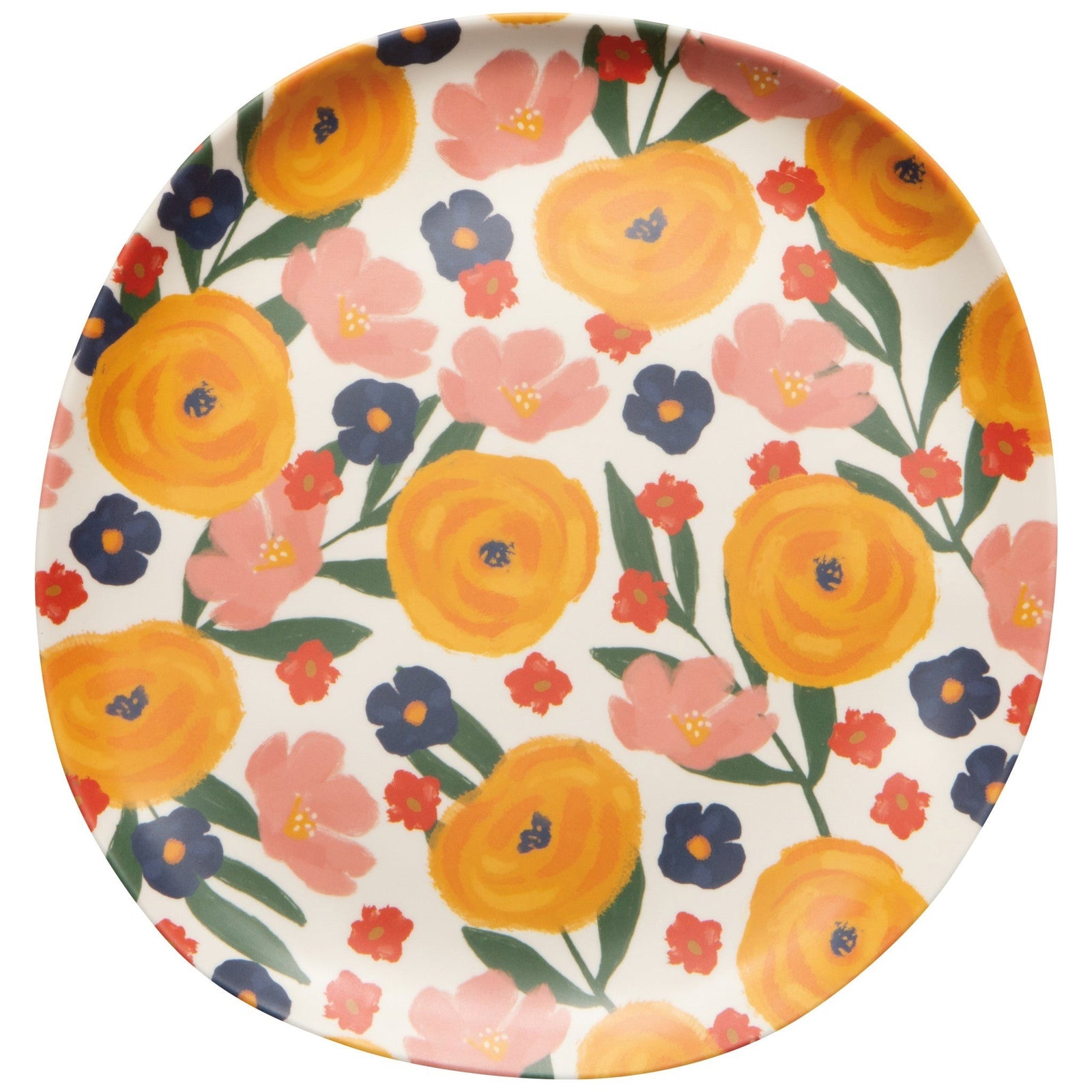 Now Designs Full Bloom Melamine Dinner Plate 11"