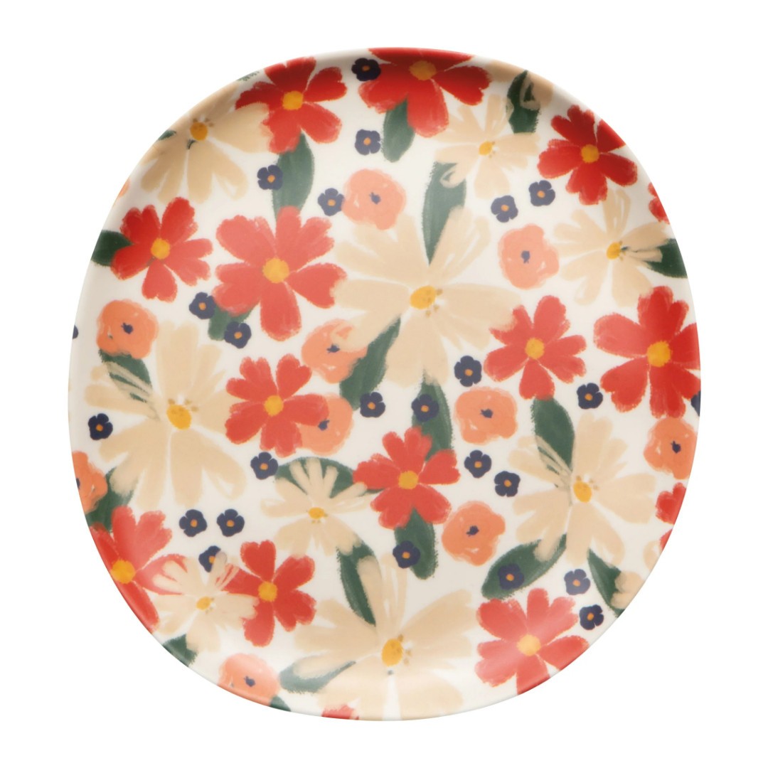 Now Designs Full Bloom Melamine Side Plate 8"