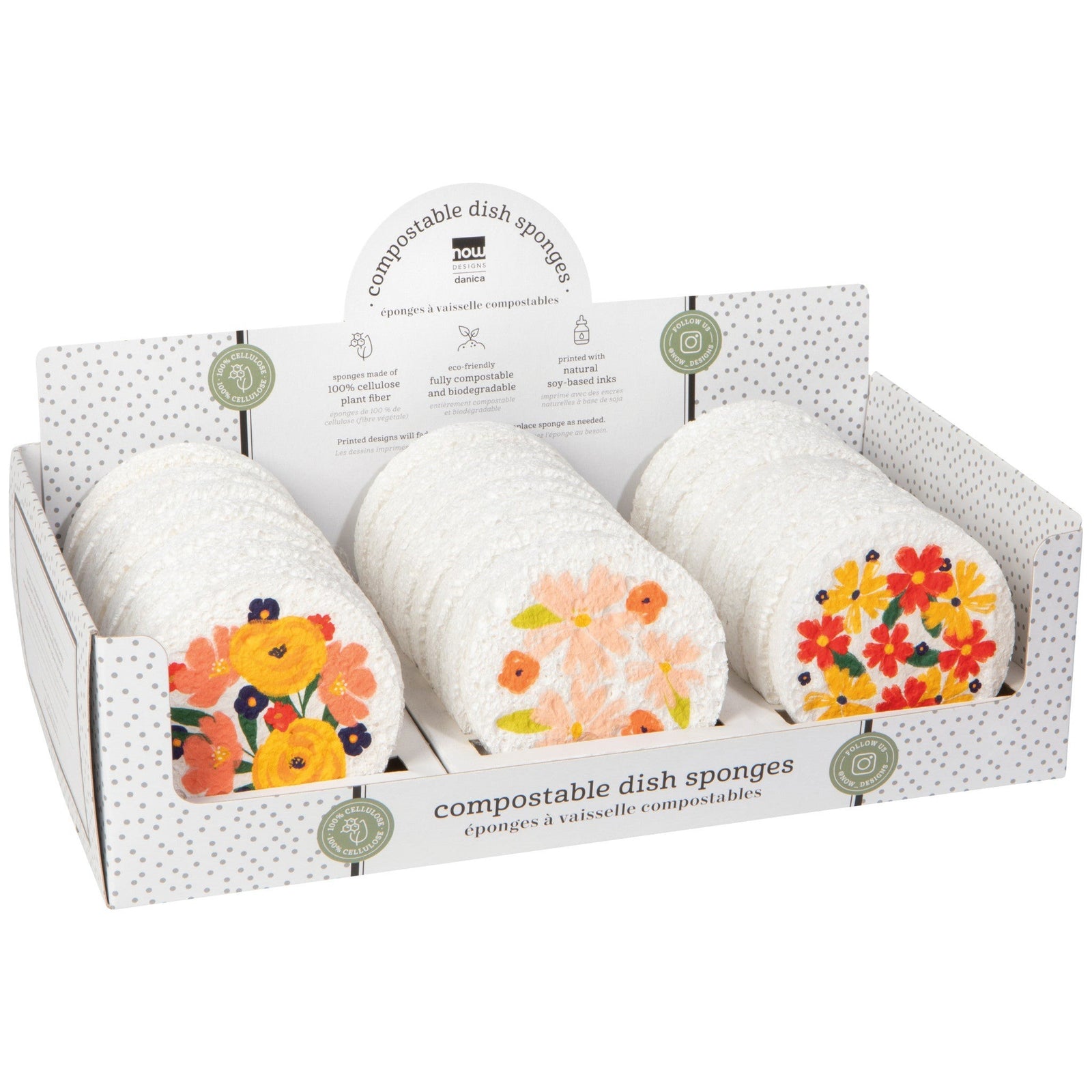 Now Designs Full Bloom Compostable Sponge
