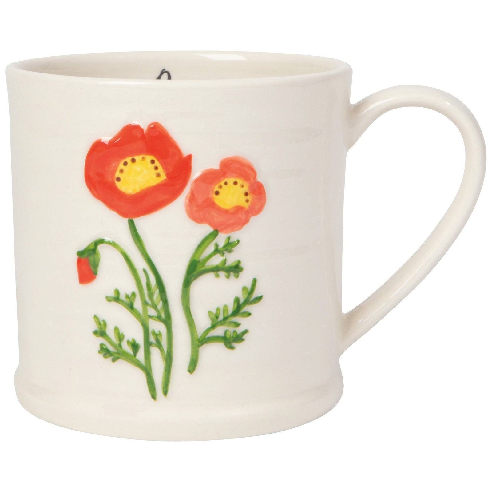 Now Designs 16oz Embossed Mug Poppy