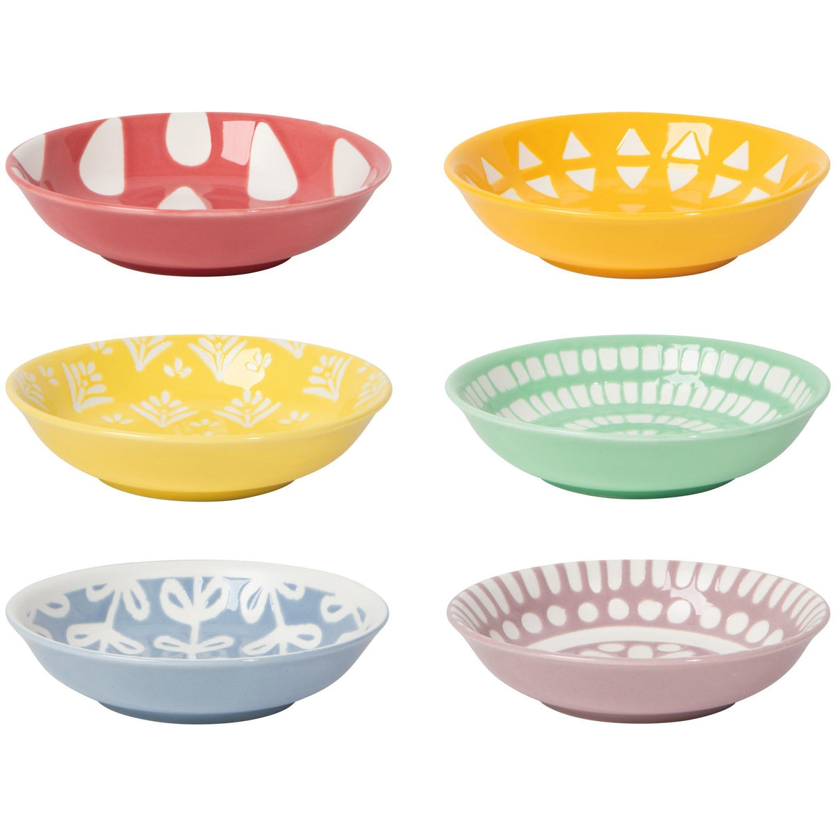 Now Designs Pinch Bowl Set Of 6 Dewdrop