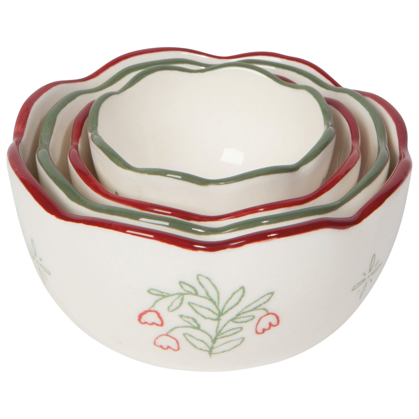 Danica Camellia Nesting Pinch Bowls Set Of 4