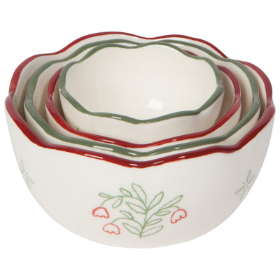 Danica Camellia Nesting Pinch Bowls Set Of 4