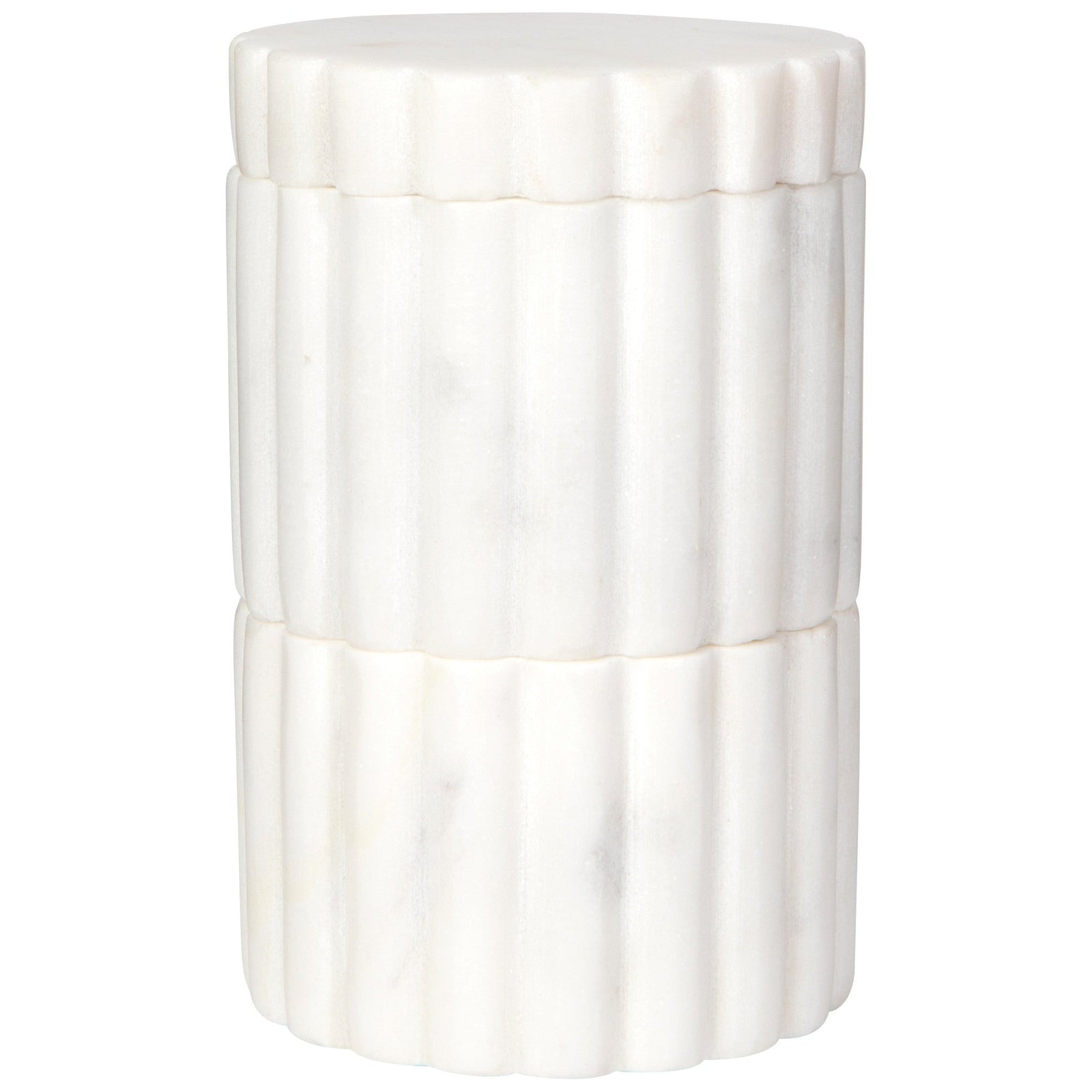 Danica White Marble Salt Cellar