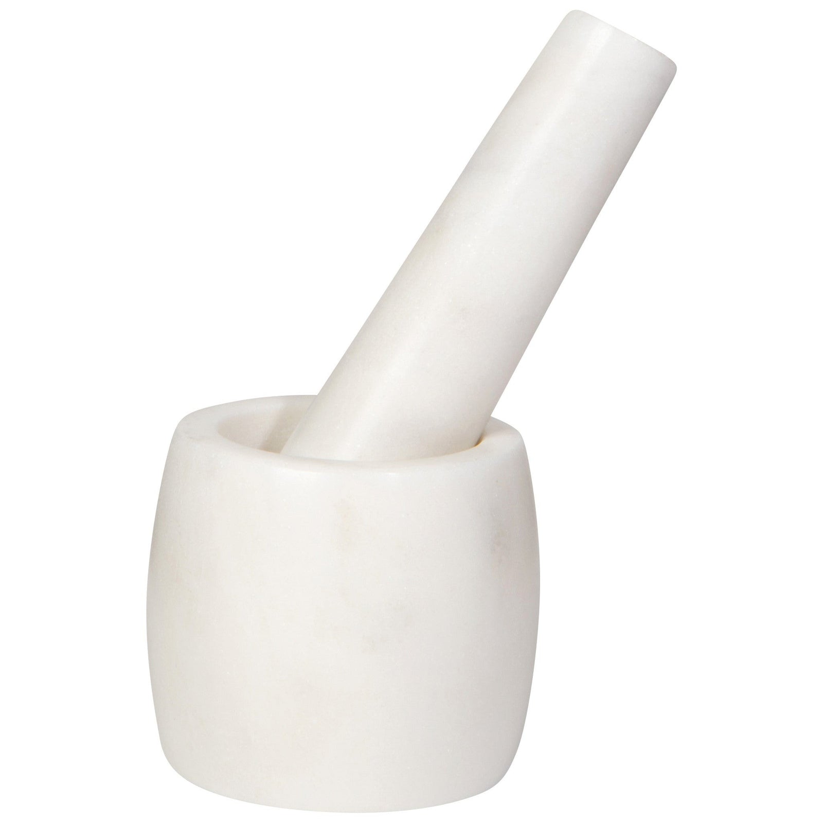Danica White Marble Mortar & Pestle