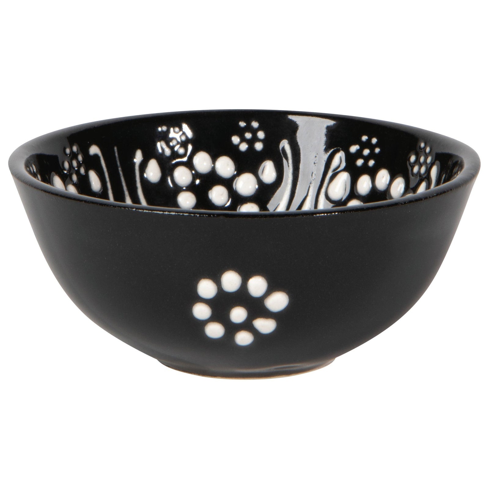 Danica Evani Turkish Dessert Bowl 3.5" Black