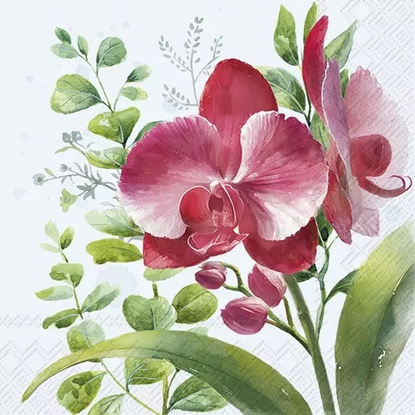 IHR Luncheon Napkin 20 Pack Ruby Orchid