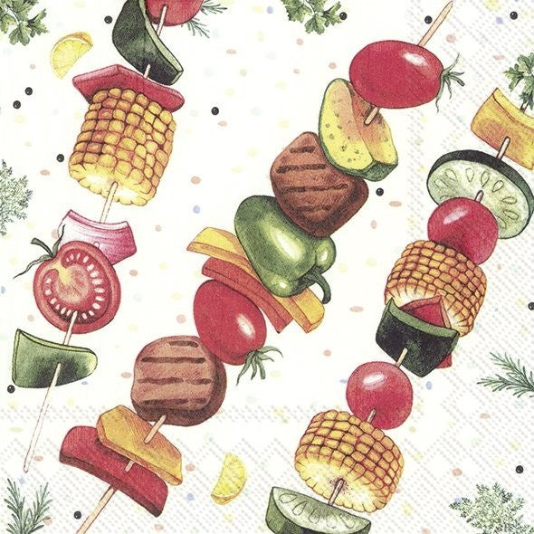 IHR Luncheon Napkin 20 Pack BBQ Dinner