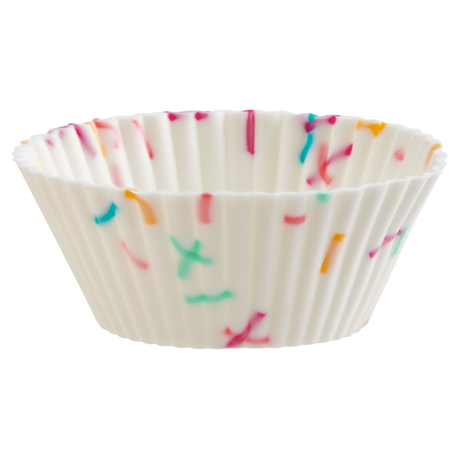 Trudeau Confetti Silicone Baking Mini-Cups Set Of 24 - iQ living