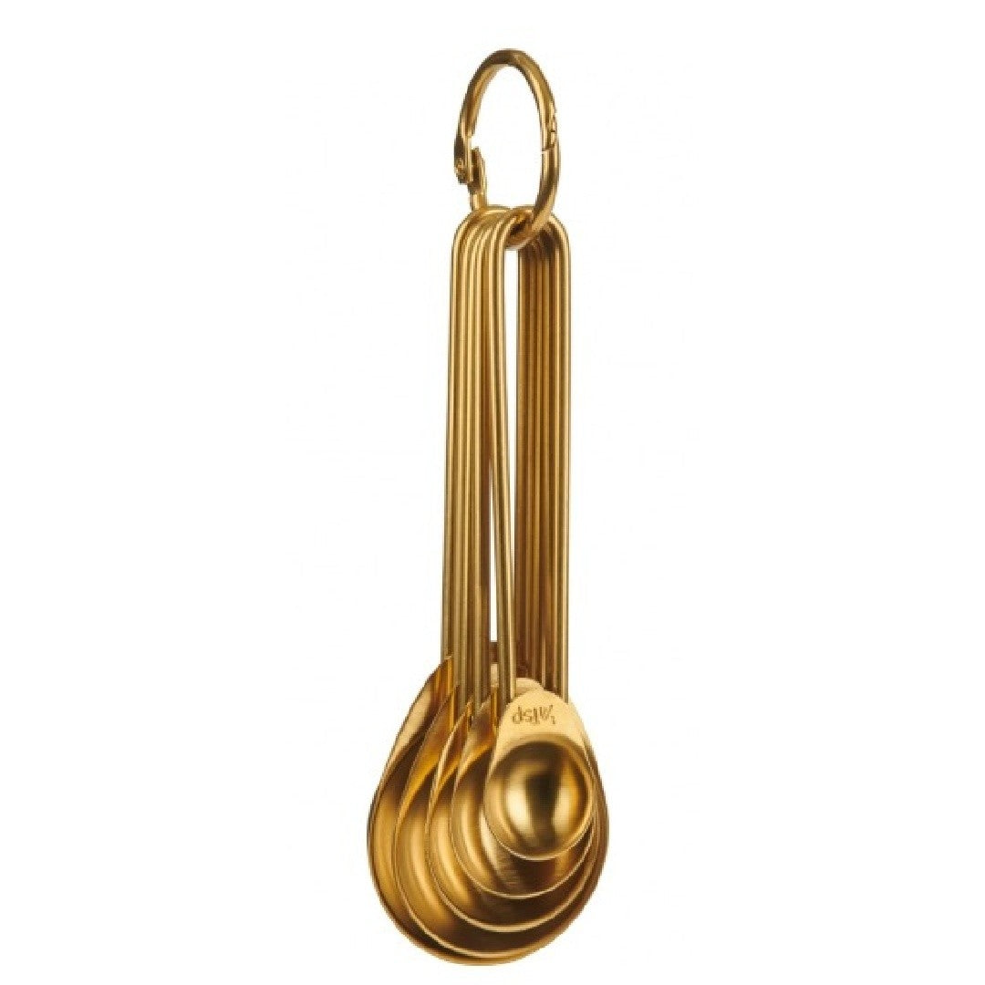Trudeau Stainless Steel Measuring Spoon Set Of 4 - Gold - iQ living