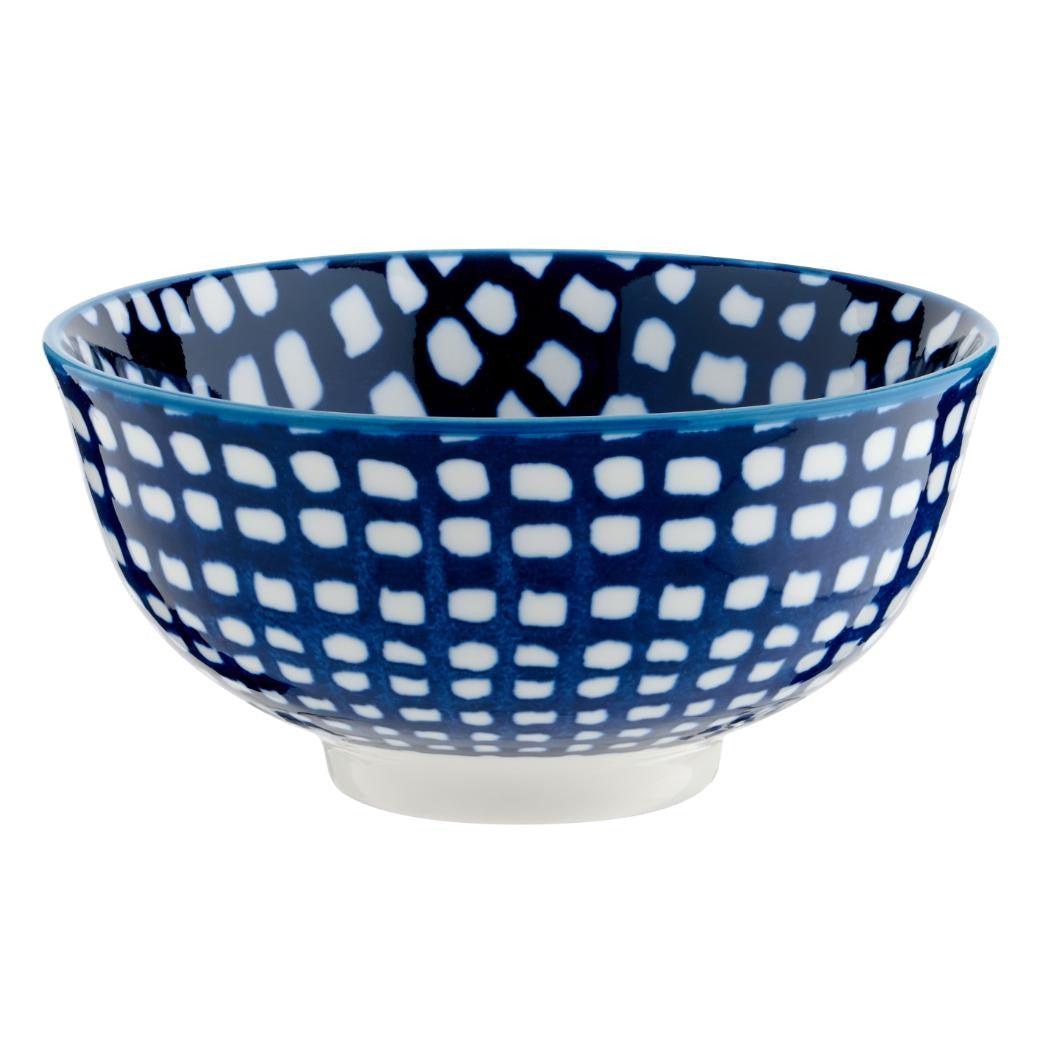 Table Creations Dessert Bowl 4.5" - Spotted Blue