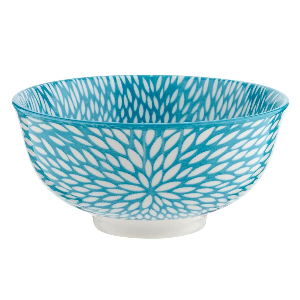Table Creations Dessert Bowl 4.5" - Turquoise Scales
