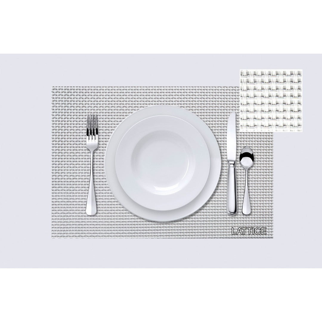 Tate Placemat 17" x 12" Lattice - iQ living