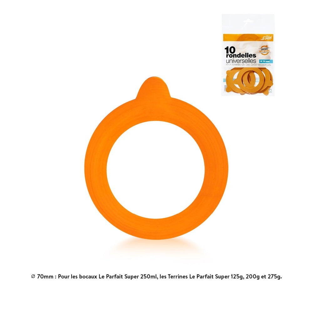 Le Parfait Rubber Ring Set Of 10 - iQ living