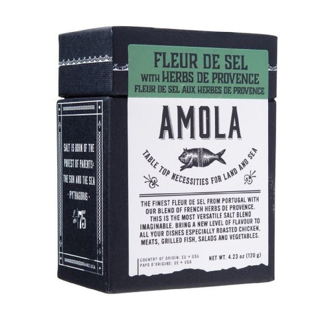 Amola Salt 120g - Fleur De Sel With Herbs De Provence - iQ living