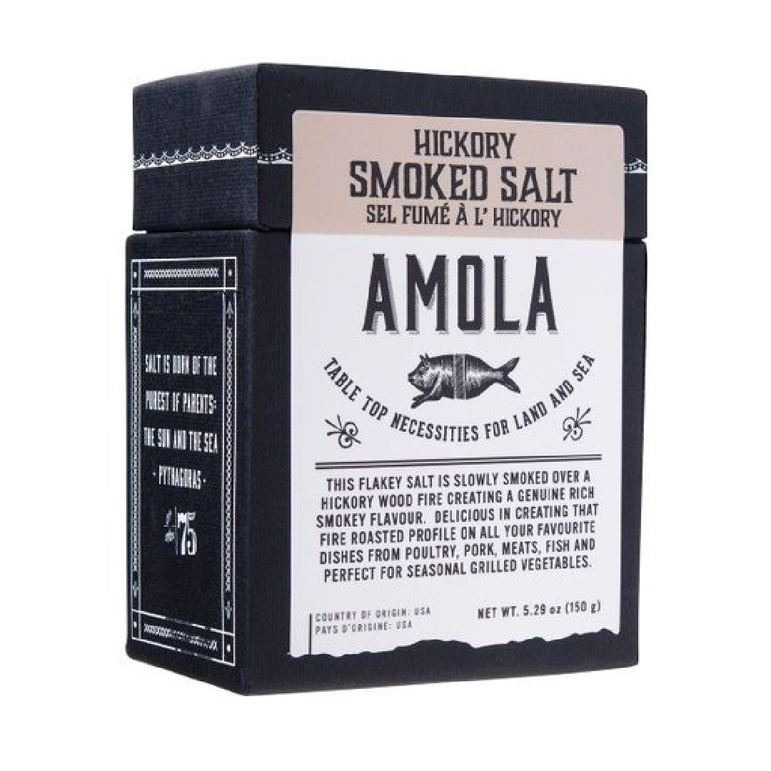 Amola Salt 150g - Hickory Smoked Salt - iQ living